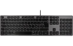 Novodio Touch Keyboard USB-A Gris Sidéral - Clavier AZERTY Mac
