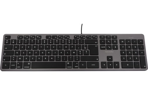 Novodio Touch Keyboard USB-A Gris Sidéral - Clavier AZERTY Mac