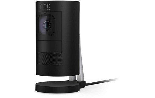 Ring Stick Up Cam Wired Noir - Caméra de surveillance HD 1080p