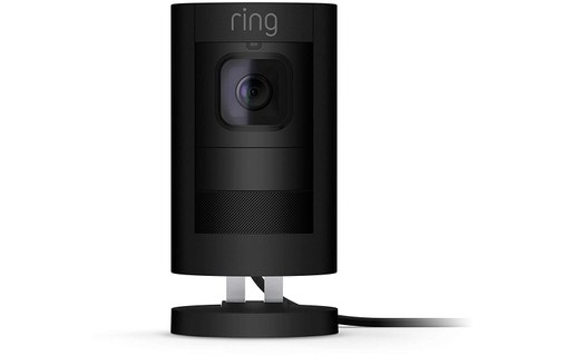 Ring Stick Up Cam Wired Noir - Caméra de surveillance HD 1080p