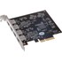 Carte Sonnet Allegro Pro USB 3.2 Type-A PCIe 4 ports 10 Gbit/s - Mac & Windows