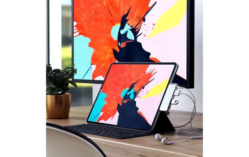 Satechi USB-C Mobile Pro Hub Gris Sidéral - Dock USB-C pour iPad Pro
