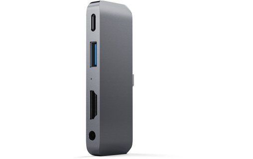 Satechi USB-C Mobile Pro Hub Gris Sidéral - Dock USB-C pour iPad Pro