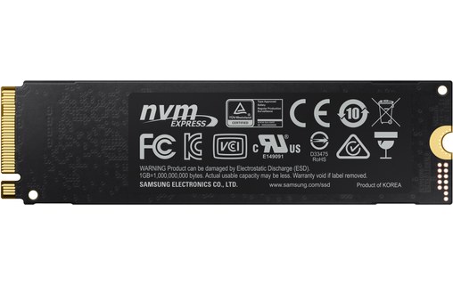 Samsung SSD 970 EVO Plus 500 Go - Barrette SSD M.2 NVMe PCIe