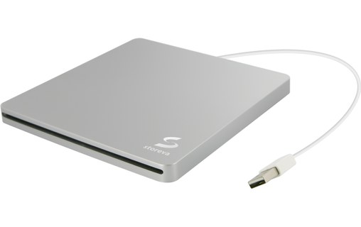 Boitier USB2.0 Storeva Slim Burner Case pour graveur MacBook/MacBook Pro unibody