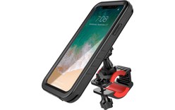 Support vélo pour iPhone X avec coque waterproof