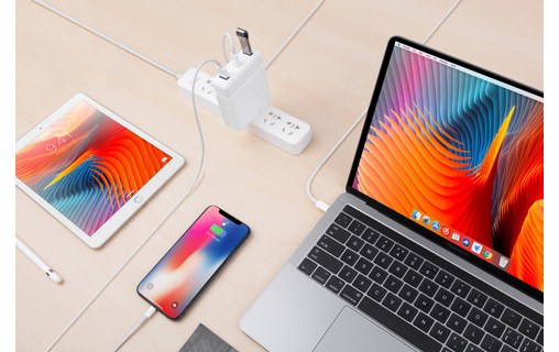 HyperDrive USB-C Hub MacBook Pro 15" - Adaptateur pour chargeur Apple USB-C 87 W