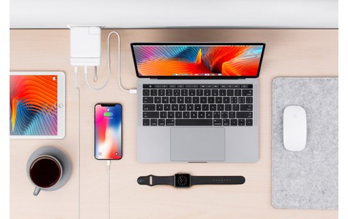 HyperDrive USB-C Hub MacBook Pro 15" - Adaptateur pour chargeur Apple USB-C 87 W