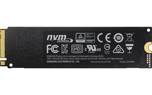 Samsung SSD 970 EVO Plus 250 Go - Barrette SSD M.2 NVMe PCIe