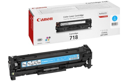 Canon CRG-718 C Cartouche de toner 1 pièce(s) Original Cyan
