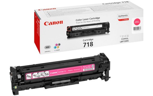 Canon CRG-718 M Cartouche de toner 1 pièce(s) Original Magenta