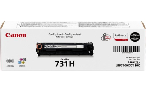 Canon 731H Cartouche de toner 1 pièce(s) Original Noir