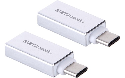 EZQuest Pack de 2 Adaptateurs USB-A vers USB-C 5 Gbit/s - X40087