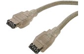 Câble FireWire 6/6 mâle - 1,2 m