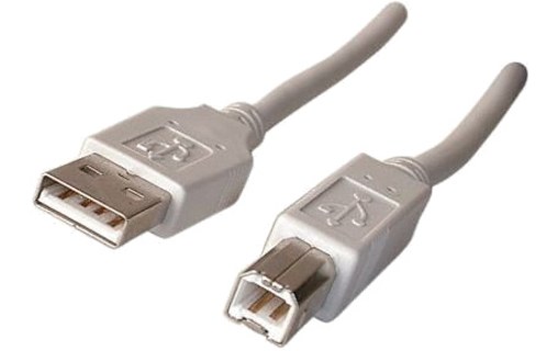 Câble USB type A/B 5m (compatible USB1.1 et 2.0 )