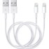 Novodio - Kit de 2 câbles Lightning vers connecteur USB Blanc 1 mètre