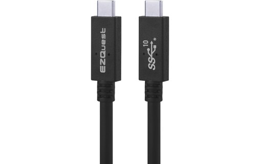 EZQuest Câble USB-C vers USB-C M/M 1 m - USB 3.1 10 Gbit/s - X40090