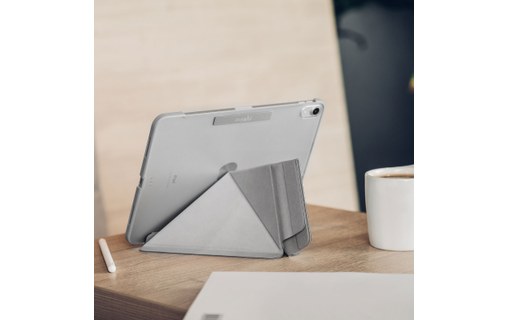 Moshi VersaCover Gris Pierre - Coque avec rabat pliable pour iPad Pro 11"