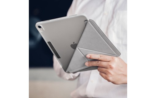Moshi VersaCover Gris Pierre - Coque avec rabat pliable pour iPad Pro 11"