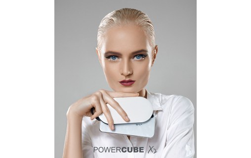 MIPOW Power Cube X2 Blanc - Batterie externe 5000 mAh sans fil Qi/Lightning/USB