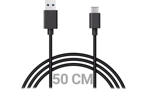 Câble USB-A vers USB-C 50 cm (Mâle / Mâle) - USB 3.0 5 Gbit/s