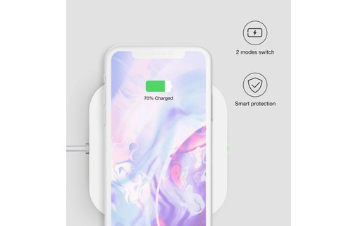 MYNT Wireless Charging Pad - Chargeur à induction pour iPhone / smartphone