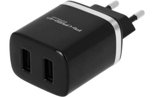 Pack chargeur secteur (2.1A) + voiture (2.1A) + Câble Micro-USB 1m - Akashi