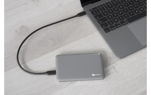 Storeva Xslim USB-C 2 To Gris Sidéral - Disque dur externe 2,5"