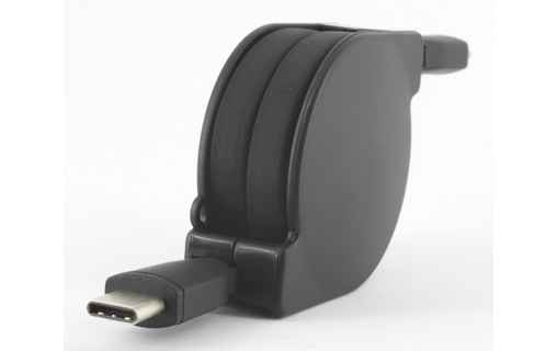 Novodio Extend Type-C - Câble de charge rétractable USB-C vers USB-C