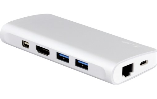 LMP USB-C Travel Dock Argent - Dock USB-C 9 ports