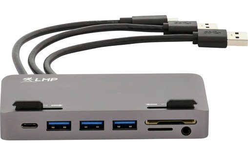 LMP USB-C Attach Dock Pro Gris Sidéral - Dock USB-C 10 ports pour iMac