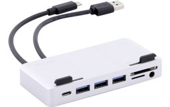 LMP USB-C Attach Hub Argent - Dock USB-C 7 ports pour iMac