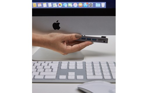 LMP USB-C Attach Hub Argent - Dock USB-C 7 ports pour iMac