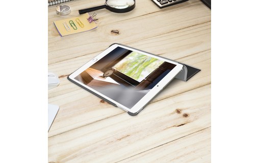 MacAlly BSTANDA3-G Gris - Étui de protection à rabat pour iPad Air 2019
