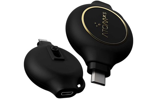 AtomXS E-Charger KM1300 - Batterie externe de poche micro-USB 1300 mAh