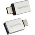 Novodio Kit de 2 x Adaptateur USB-A vers USB-C 10 Gbit/s