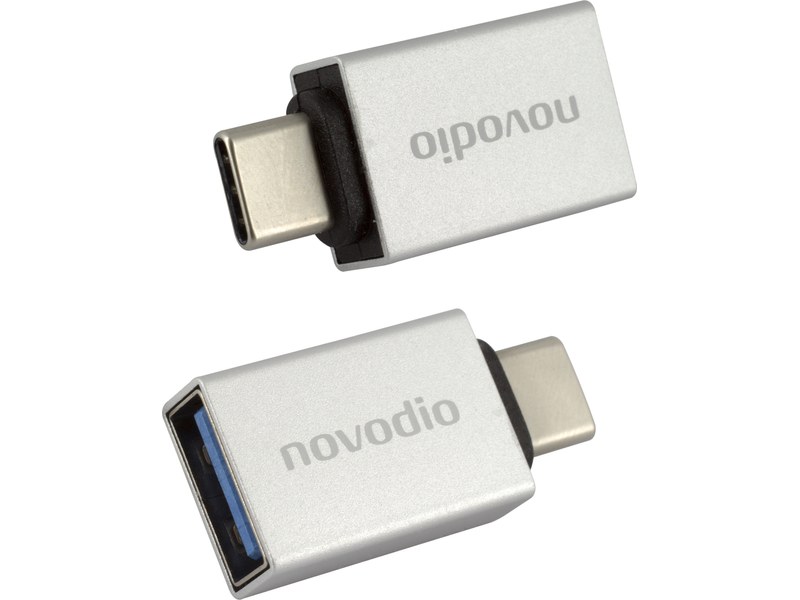 ADAPTATEUR USB-C / USB-A, USB 3.0 OTG, M / F, NOIR, 12CM