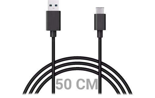 Câble USB-A vers USB-C 50 cm (Mâle / Mâle) - USB 3.0 5 Gbit/s