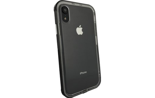 Novodio - Coque pour iPhone XR - Transparente et Bumper Noir