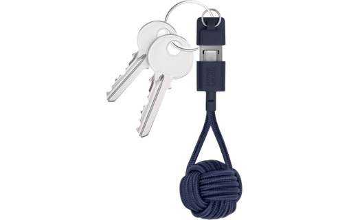 Native Union Key Cable Marine - Câble USB-C vers USB-A + porte-clés