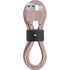 Native Union Belt Cable Rose - Câble Lightning vers USB 1,2 m