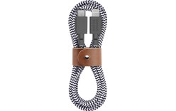 Native Union Belt Cable Zebra - Câble Lightning vers USB-C 1,2 m