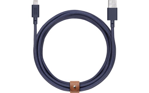 Native Union Belt Cable XL Indigo - Câble Lightning vers USB 3 m