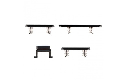 Lot de 4 boutons pour iPhone X Gris sidéral (Volume, vibreur, power)