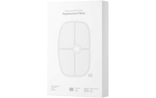 Petoneer - 3 filtres de remplacement pour fontaine à eau Fresco