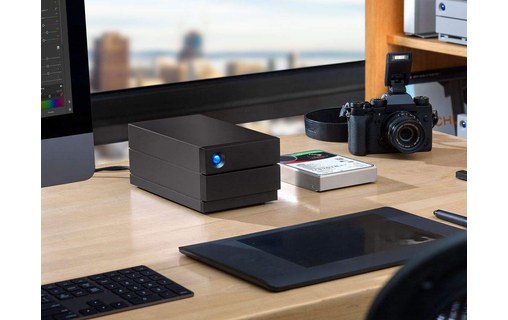 LaCie 2big RAID USB-C 40 To - Stockage RAID 2 baies