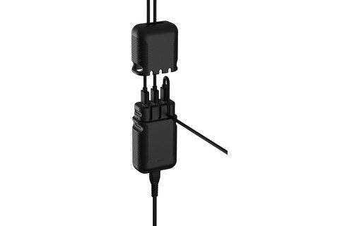 Unisynk Tripler noir - Chargeur USB iPhone et smartphone 3 x 2,4 A