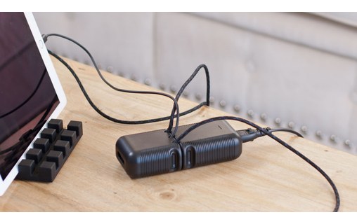 Unisynk Tripler noir - Chargeur USB iPhone et smartphone 3 x 2,4 A