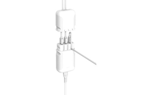 Unisynk Tripler blanc - Chargeur USB iPhone et smartphone 3 x 2,4 A