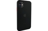 Novodio - Coque iPhone 11 - Noir translucide / rouge
